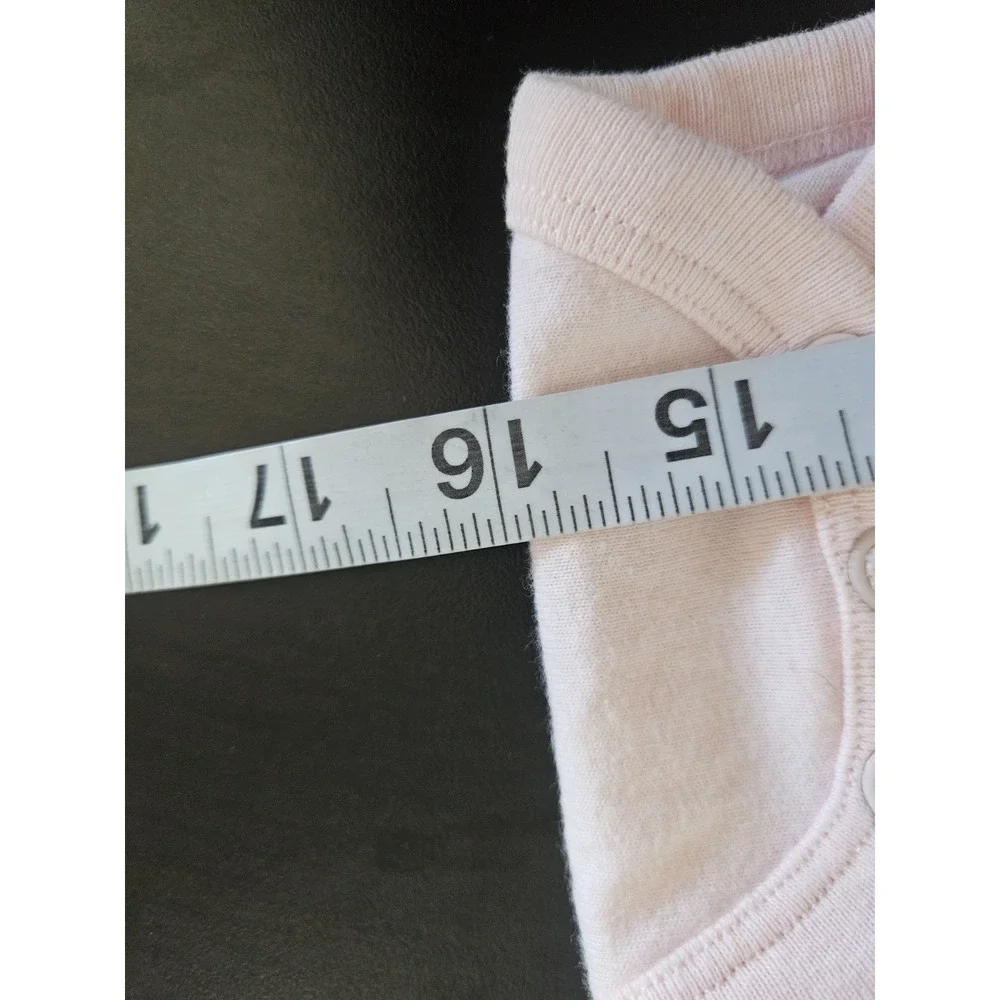 Carter's Baby Girl Pink Rainbow  12M Always Sunny Short‎ Sleeve Bodysuit